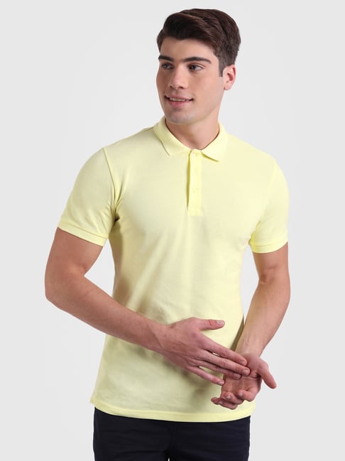 United Colors of Benetton Yellow Polo T-Shirt