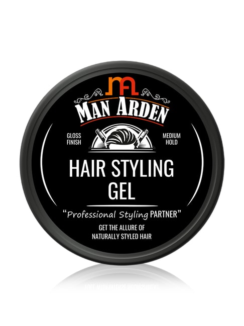 Buy Man Arden Black Professional Styling Hair Styling Gel - 50 gm at Best  Price @ Tata CLiQ