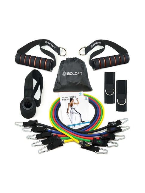 BOLDFIT Resistance Tube, Exercise & Stretching Resistance Band Set