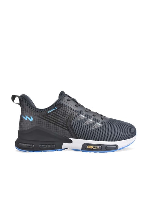 campus tyson black running shoes
