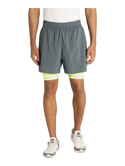 Puma Grey Regular Fit Shorts