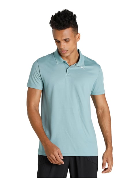 Puma Blue Regular Fit Polo T-Shirt