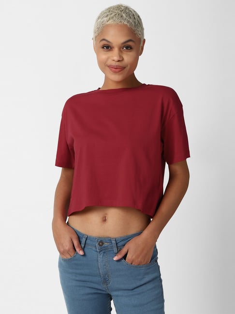 Maroon top sales forever 21