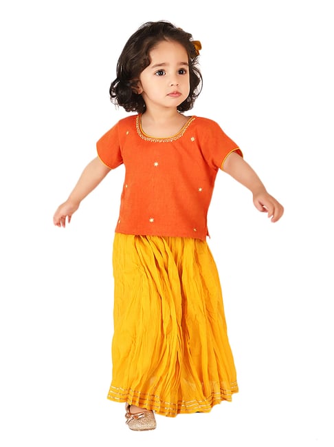 Fabindia Girls Lehenga Choli Ethnic Wear Printed Lehenga Choli Price in  India - Buy Fabindia Girls Lehenga Choli Ethnic Wear Printed Lehenga Choli  online at Flipkart.com