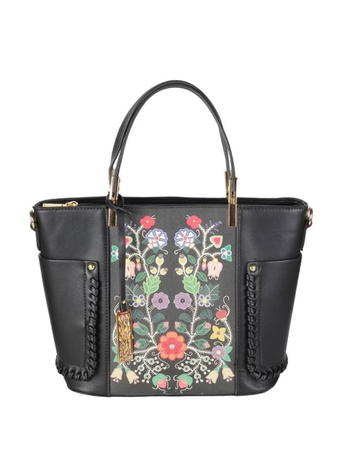 Buy Metro Black Printed Medium Cross Body Bag at Best Price @ Tata CLiQ