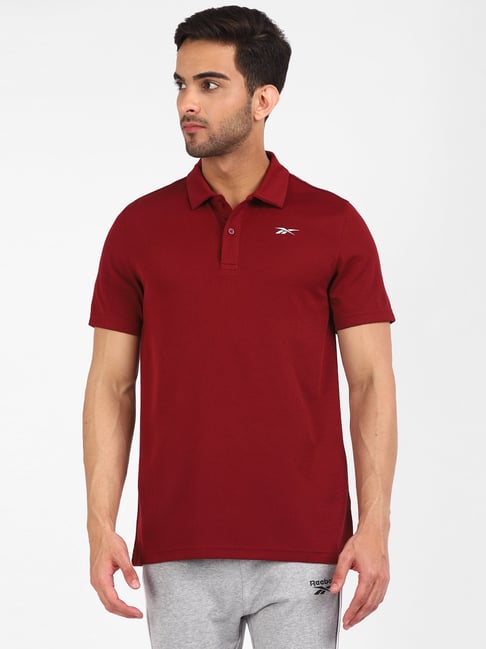 Reebok Red Polo T-Shirt