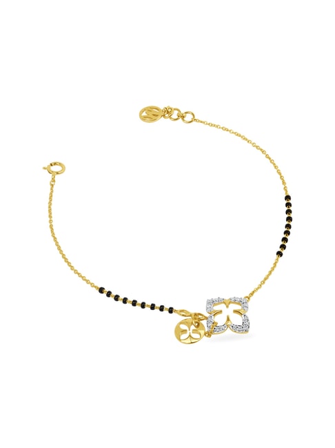 Gold Plated Evil Eye Adjustable Mangalsutra Bracelet – Digital Dress Room-sonthuy.vn
