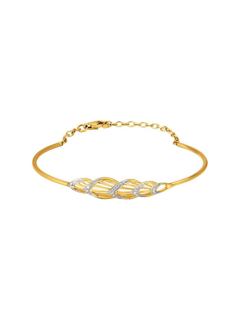 Striped Gold Bracelet For Men