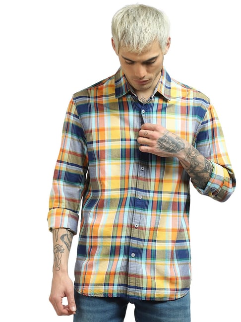 Jack Jones Multicolor Checks Shirt