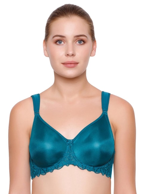 Triumph Teal Non Padded Bra Price in India
