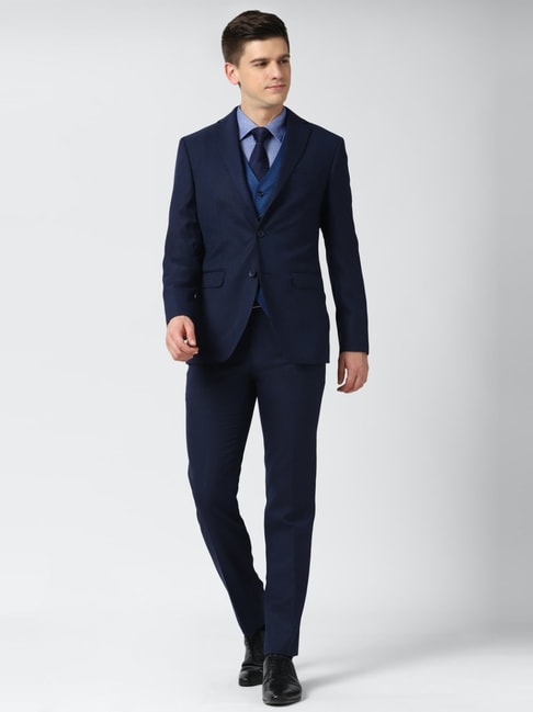 Lardini Wool Suit in Blue for Men Mens Clothing Suits Two-piece suits 