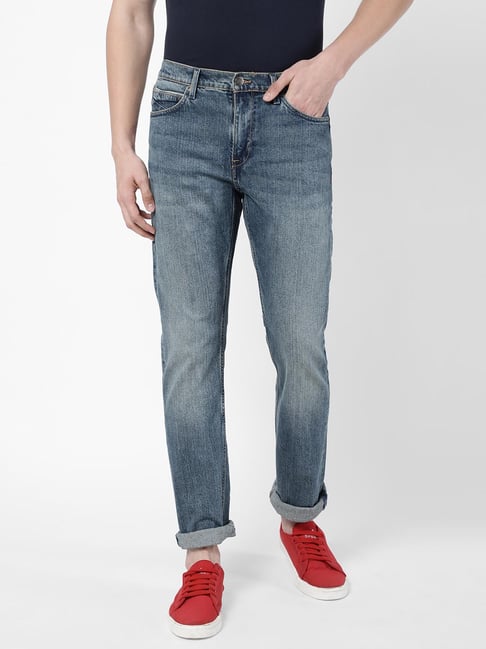 Lee Stone Blue Regular Fit Jeans