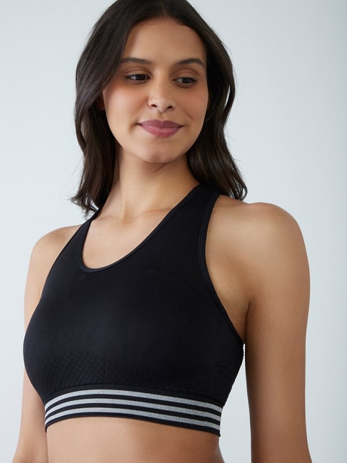 Buy Wunderlove by Westside Black Sports Bra for Women Online @ Tata CLiQ