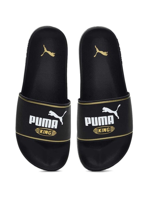 Puma Men s Leadcat 2.0 KING Black Slides