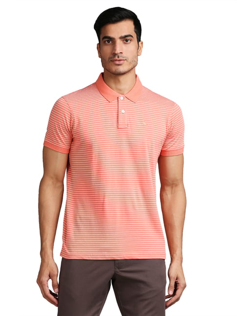 Buy Parx Orange Polo T-Shirt for Men's 