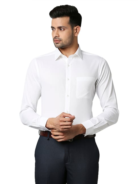 Raymond White Slim Fit Shirt