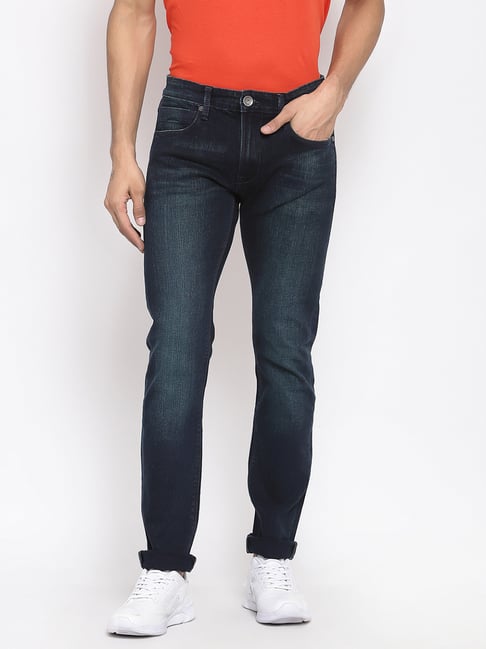 Pepe Jeans Indigo Lightly Washed Solid Jeans