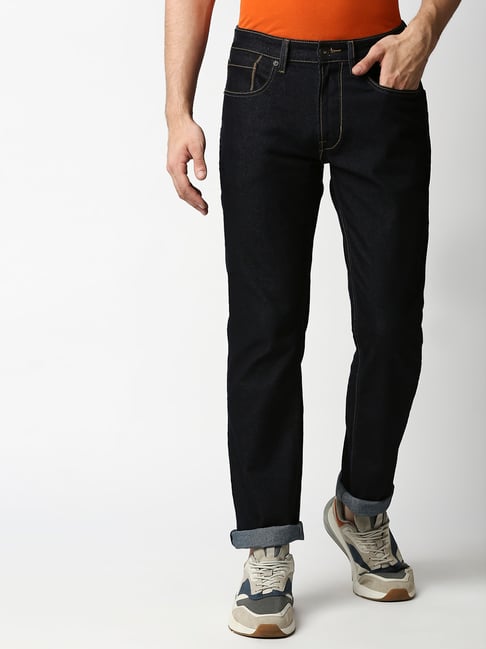 Pepe Jeans Dark Blue Mid Rise Jeans