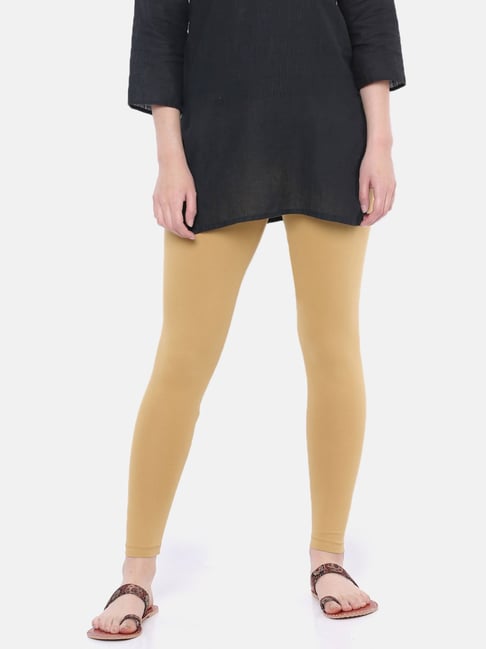 Dollar Missy Beige Cotton Leggings-picture-19