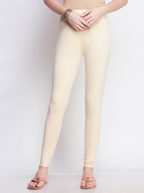 Dollar Missy Beige Cotton Leggings-picture-21