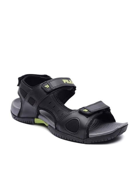 Buy Fila Men s Zac Coal Black Floater Sandals for Men at Best Price Tata CLiQ