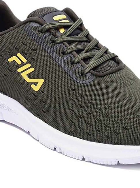 Buy Fila Men's Wixum Olive Green Running Shoes for Men at Best