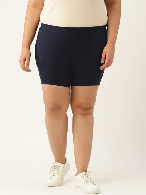 theRebelinme Navy Shorts