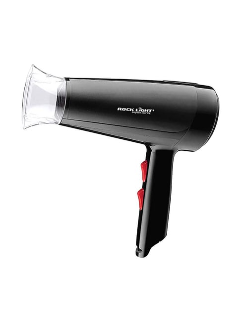 Rocklight RDHL6006 1800W Hot and Cold Electric Hair Dryer (Black)