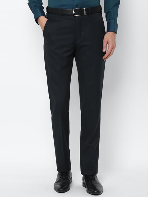 Textured Formal Trousers In Charcoal B95 Nolan