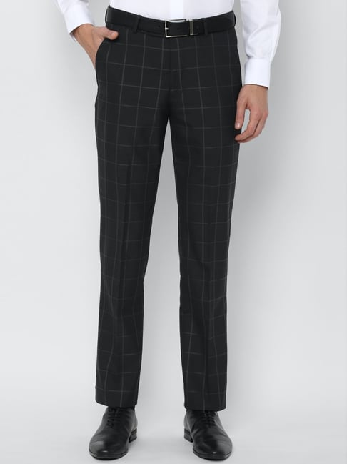 Buy Louis Philippe Sport Grey Slim Fit Trousers for Mens Online @ Tata CLiQ