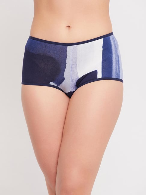 Clovia Blue Abstract Print Panty Price in India