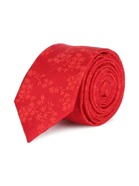 Van Heusen Red Floral Tie-picture-41