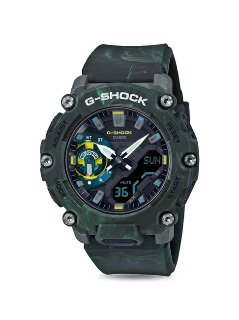 Casio GA-2200MFR-3ADR G-Shock Carbon Core Guard Analog-Digital Watch for Men