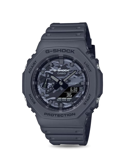 Casio GA-2100CA-8ADR G-Shock Carbon Core Guard Analog-Digital Watch for Men (46 mm)