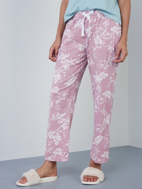 Buy Wunderlove Pink Floral Pyjamas from Westside