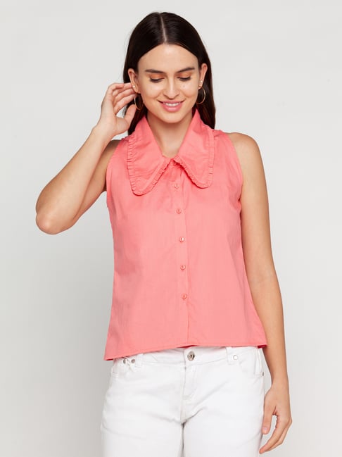 Zink London Pink Shirt Price in India