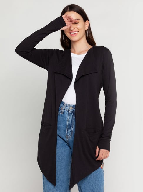 Zink London Black Long Shrug-picture-18
