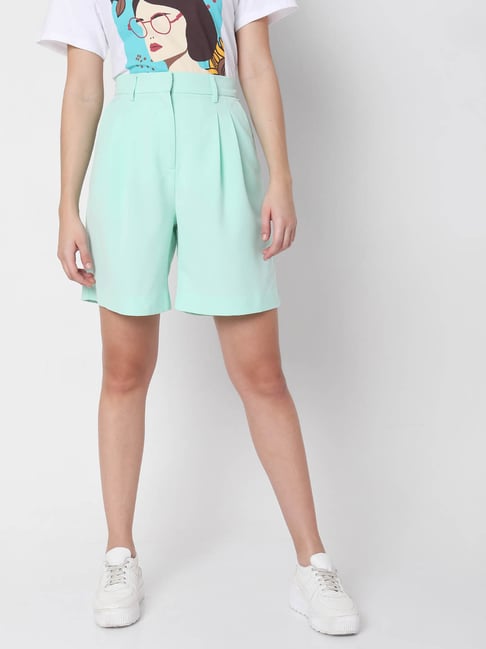 Vero Moda Brook Green Regular Fit Shorts