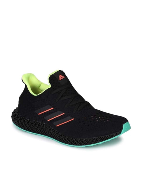 Adidas futurecraft 4d top black running shoes