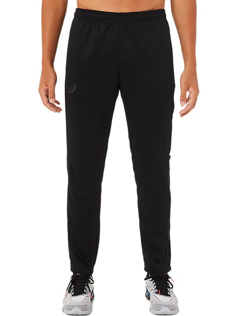 Asics Black Printed Track Pants
