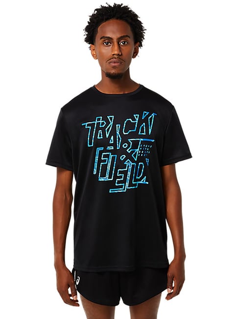 Asics black t clearance shirt