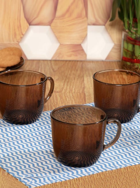 Duralex 'Lys' Brown Glass 1 Cup (0.22 L) - Set of 6