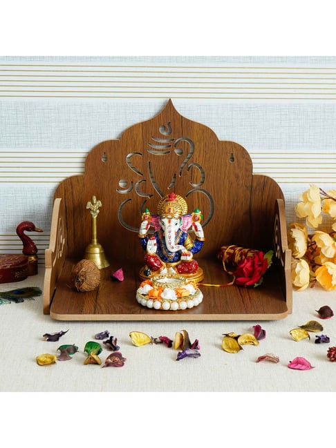 eCraftIndia Ganesha Design Laminated Wood Pooja Temple/Mandir-picture-38