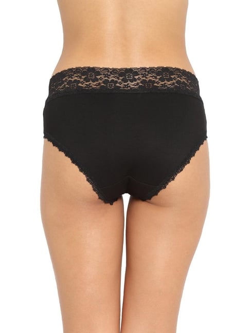 Buy N-Gal Black Lace Panty for Women Online @ Tata CLiQ