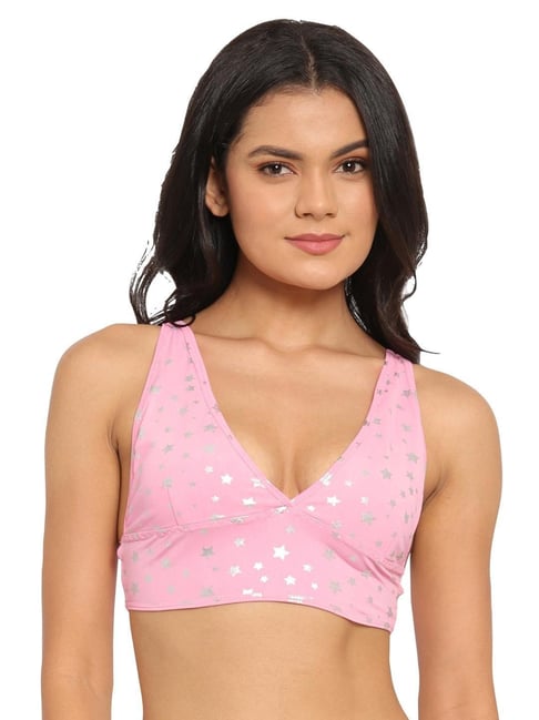 Buy N-Gal Pink Non-wired Non-padded Bralettes Bra for Women Online @ Tata  CLiQ