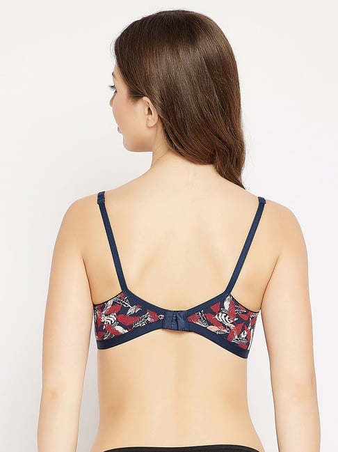 Buy Clovia Black Printed Padded T-Shirt Bra for Women's Online @ Tata CLiQ