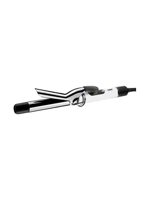 VGR V-527 Professional 25mm Barrel Hair Curler with Titanium Coating (Silver)