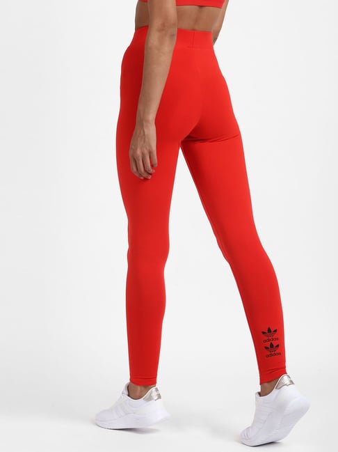 Buy Adidas Originals Red Cotton Tights for Women Online @ Tata CLiQ