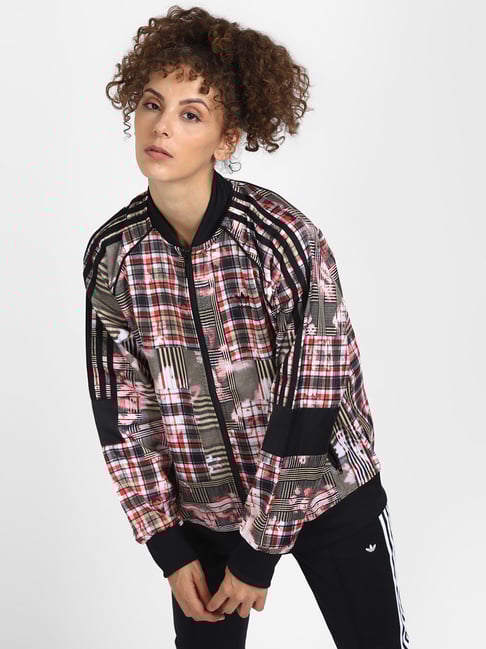 Buy Adidas Originals Multicolor Printed Jacket for Women Online - Main Image
