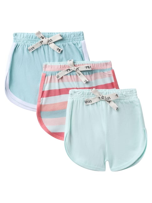 MiArcus Kids Multi Printed Shorts (Pack Of 3)